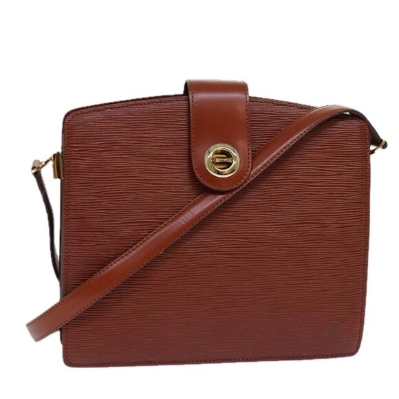 LOUIS VUITTON Epi Capuchin Shoulder Bag Brown - Picture 1 of 16